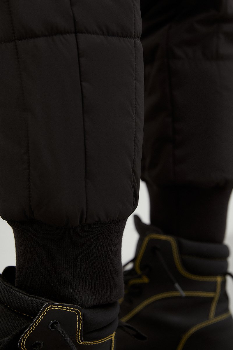 Стеганые утепленные брюки с резинкой, Модель FWC11057, Фото №5
