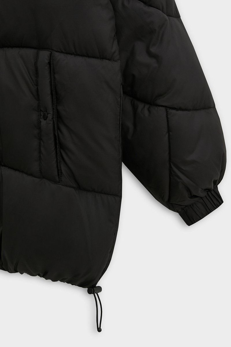 Куртка oversize силуэта с капюшоном, Модель FWC11085, Фото №9
