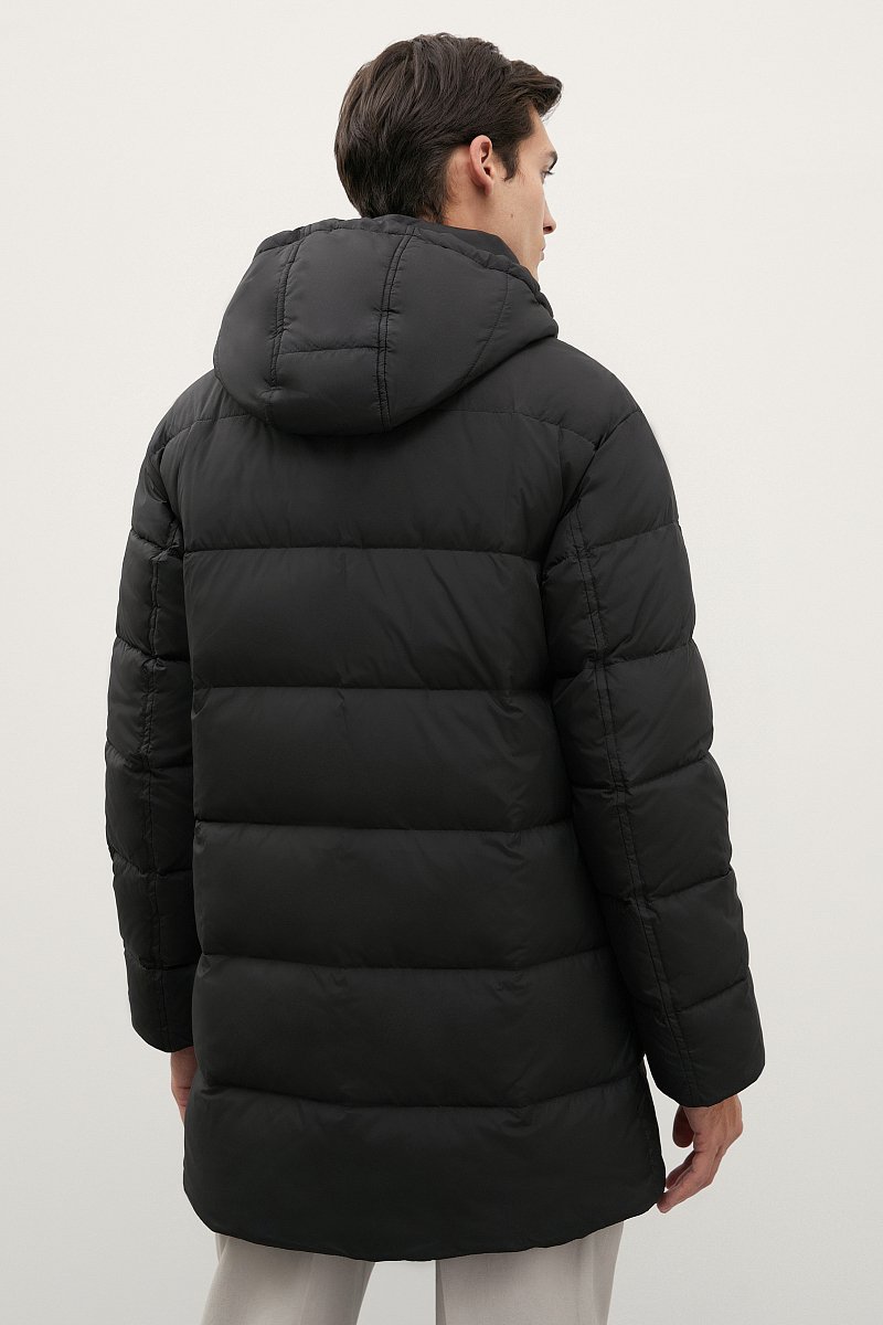Пуховое пальто с капюшоном, Модель FWC21001, Фото №5