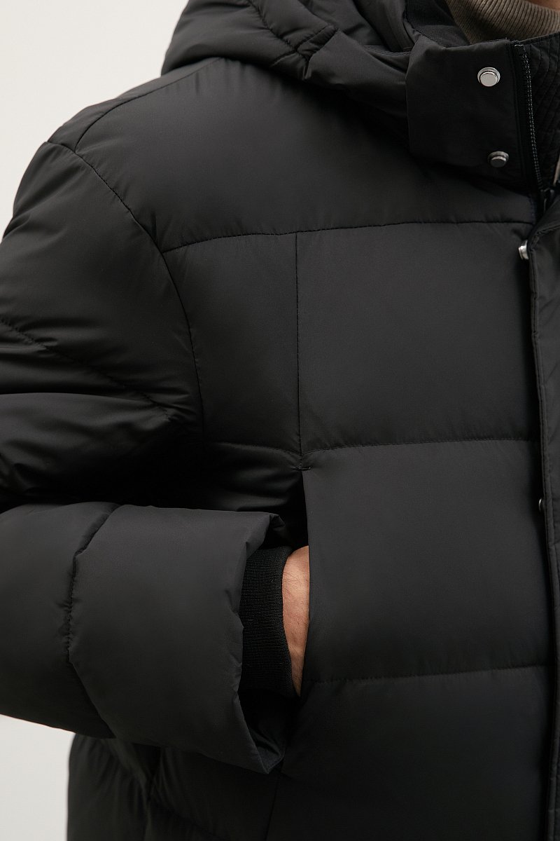Пуховое пальто с капюшоном, Модель FWC21001, Фото №6