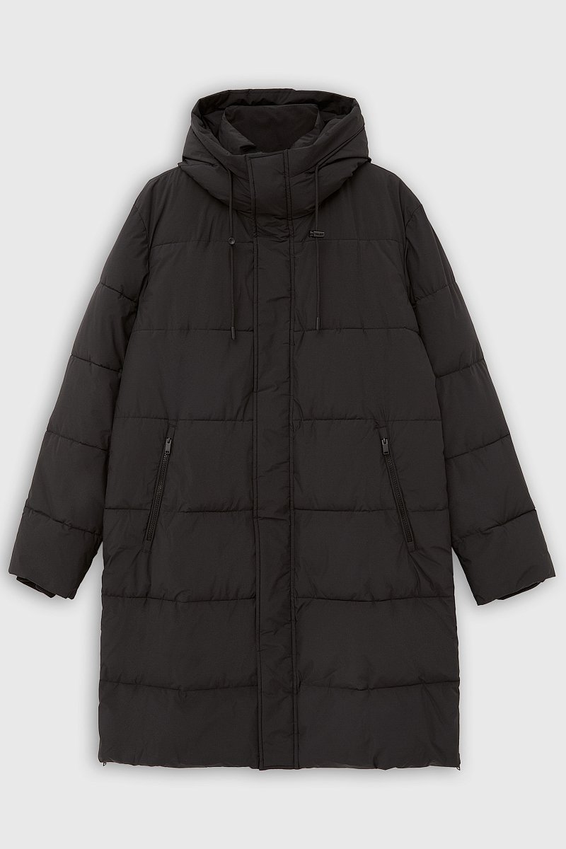Стеганое утепленное пальто с капюшоном, Модель FWC21005, Фото №9