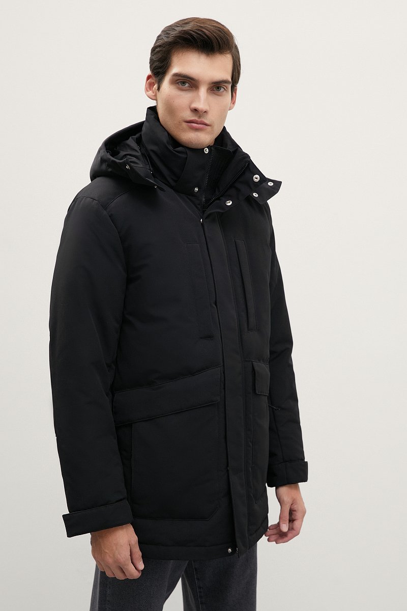 Утепленная куртка с капюшоном, Модель FWC21018, Фото №4