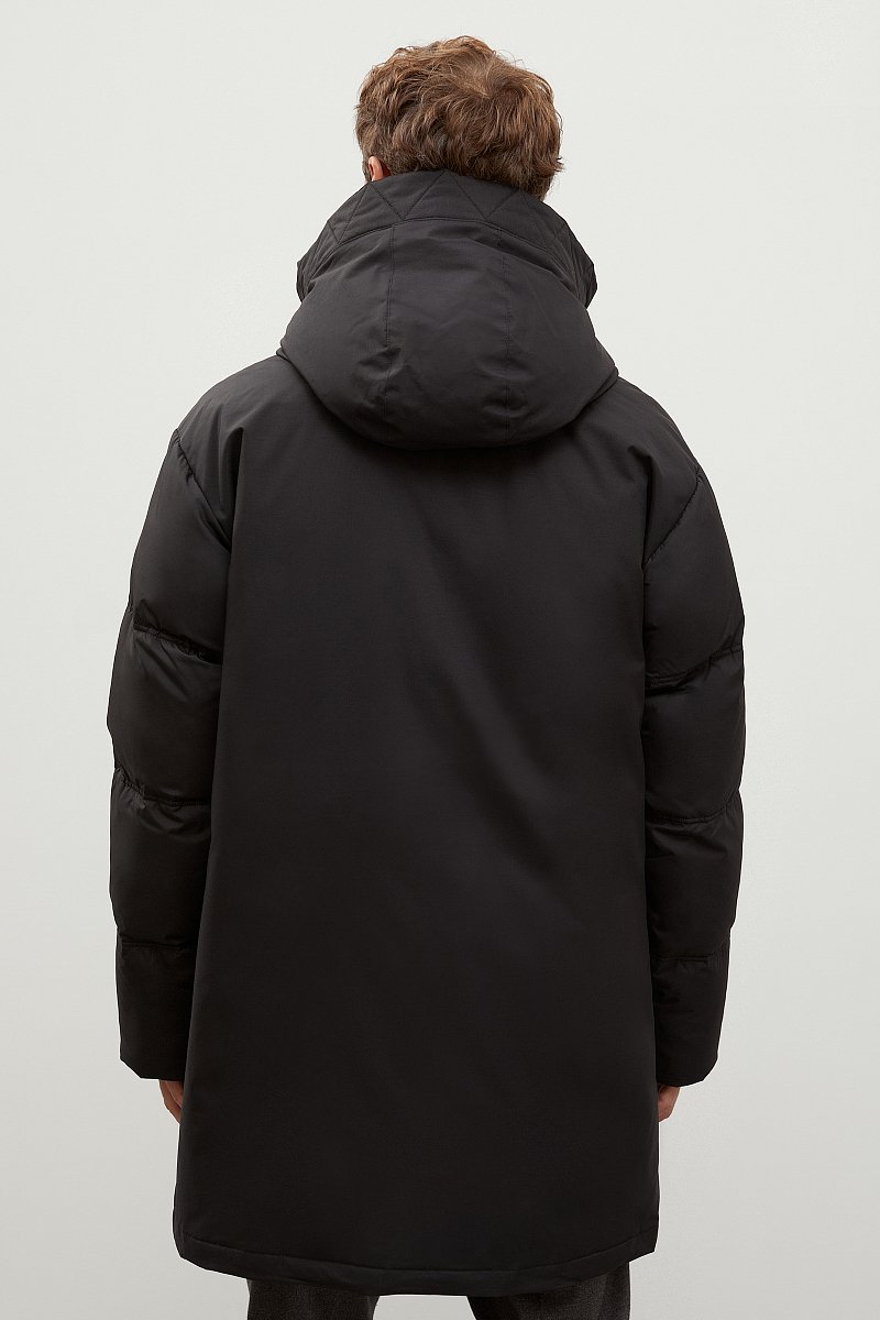 Пуховое пальто силуэта oversize, Модель FWC21019, Фото №5