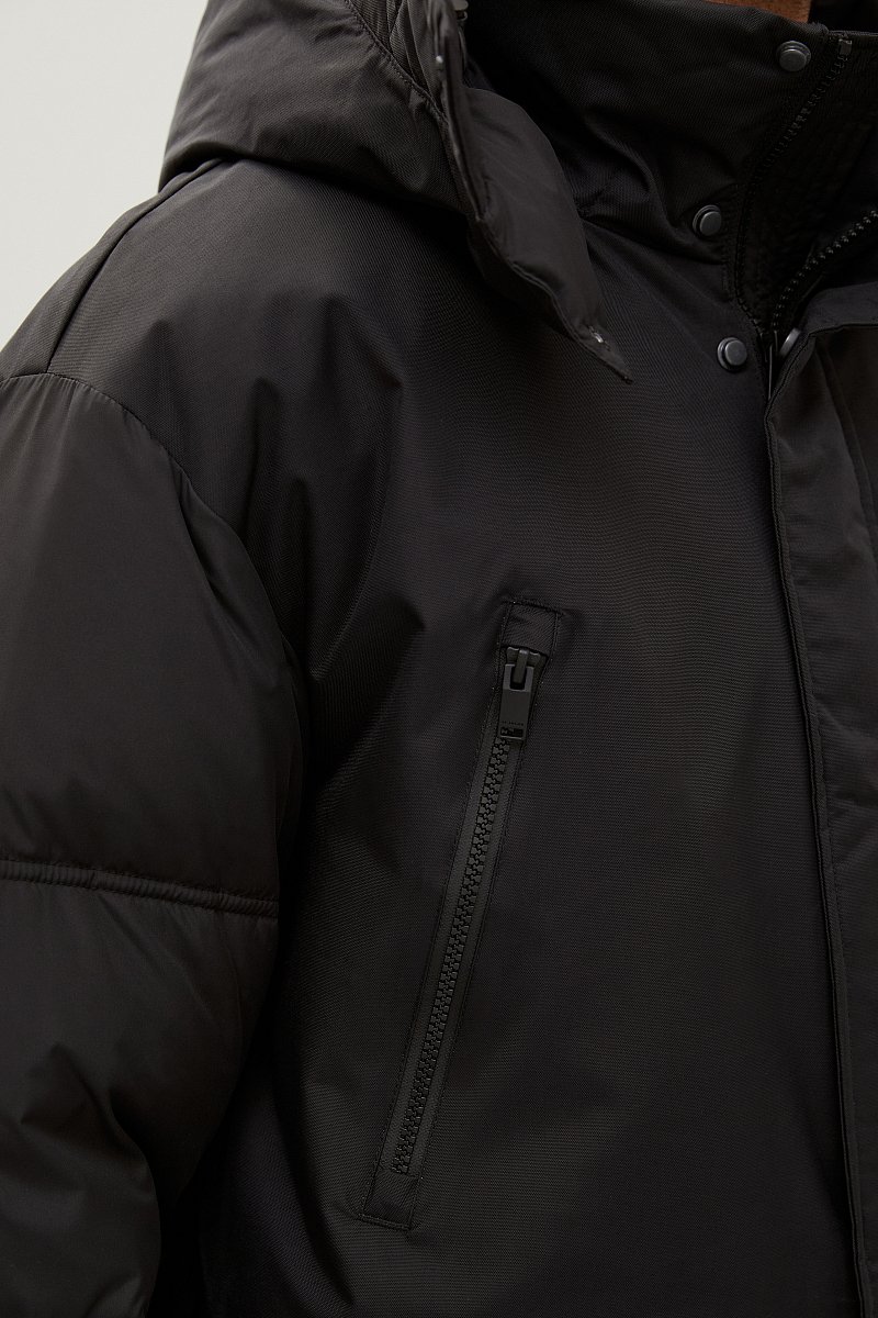 Пуховое пальто силуэта oversize, Модель FWC21019, Фото №6