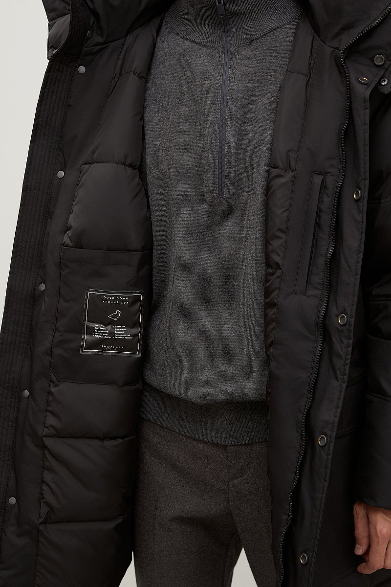 Пуховое пальто силуэта oversize, Модель FWC21019, Фото №7