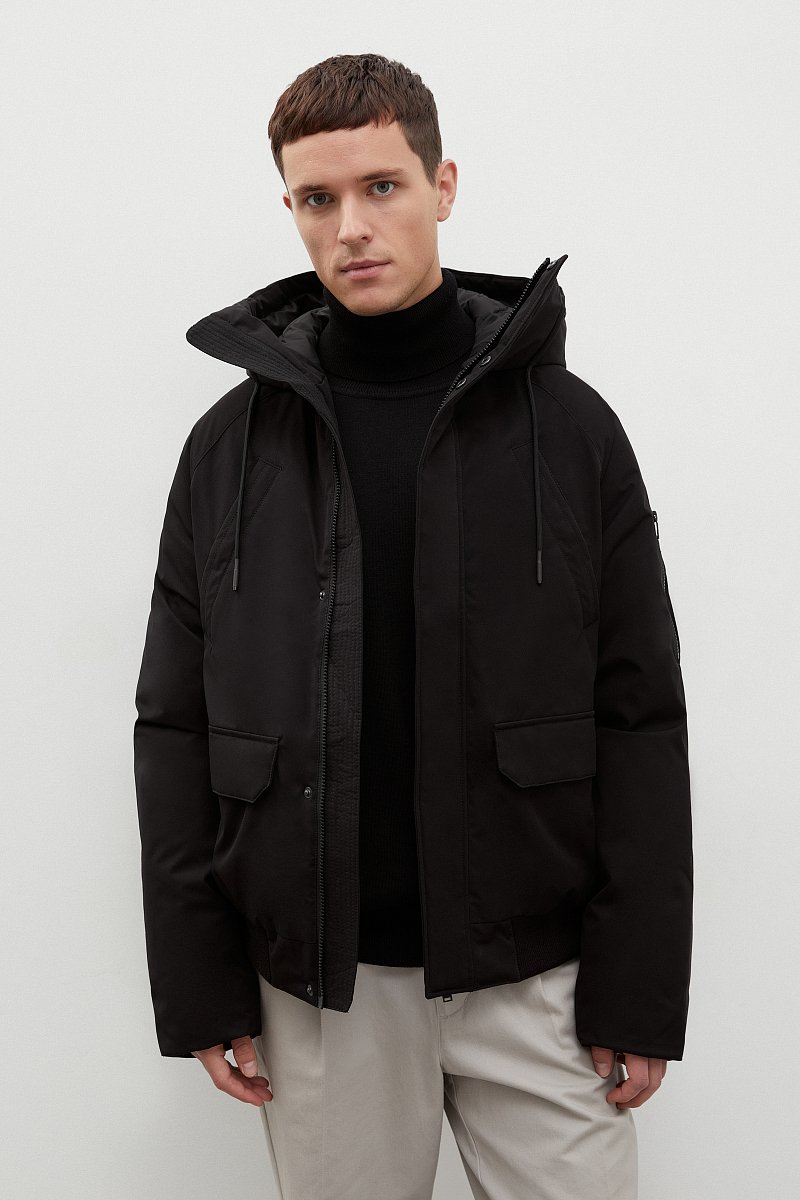 Утепленная куртка с капюшоном, Модель FWC21031, Фото №1
