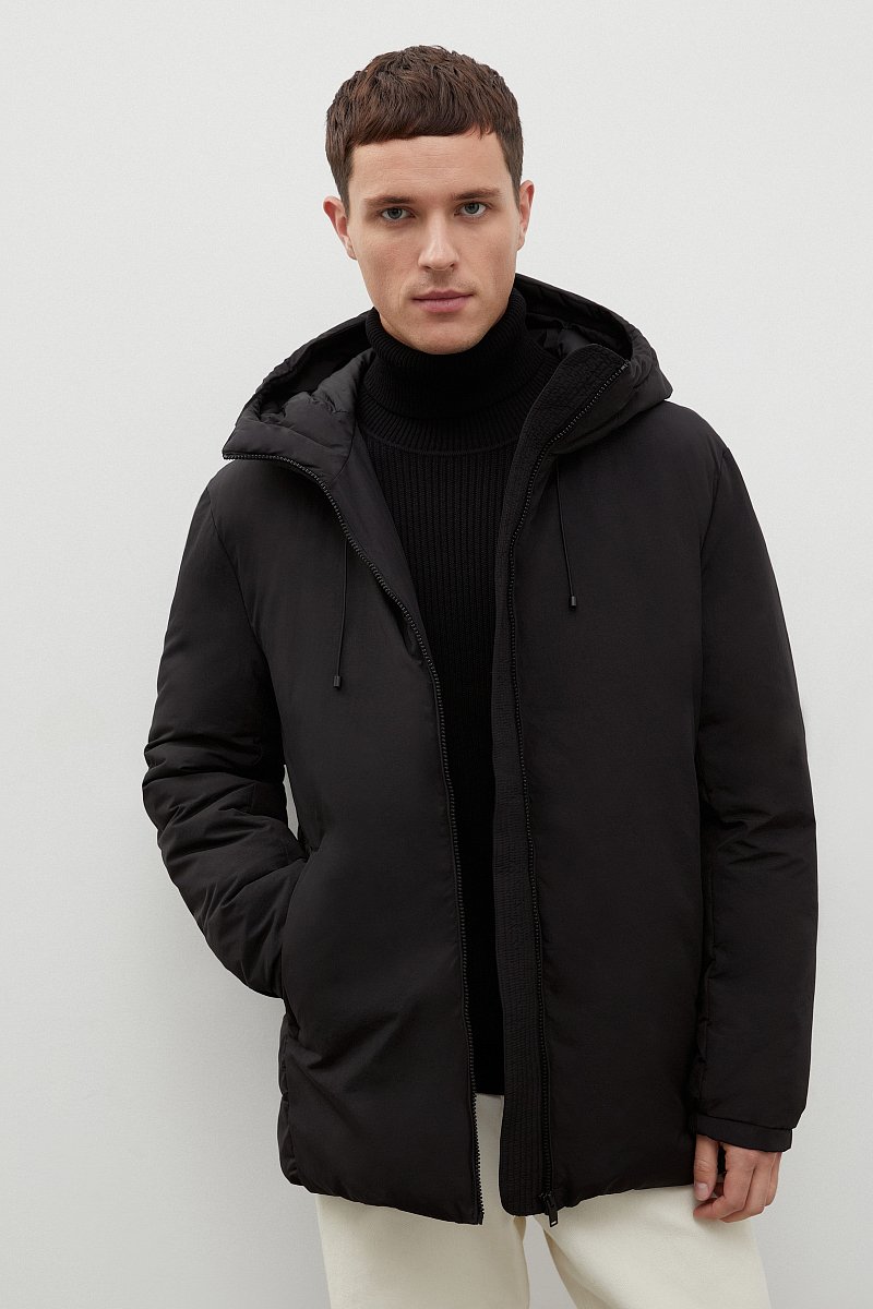 Утепленная куртка oversize с капюшоном, Модель FWC21041, Фото №1