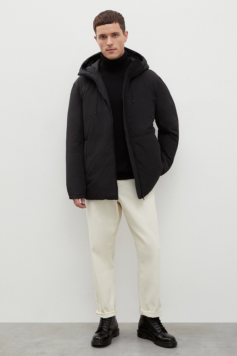 Утепленная куртка oversize с капюшоном, Модель FWC21041, Фото №2
