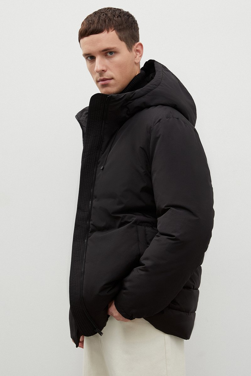 Утепленная куртка oversize с капюшоном, Модель FWC21041, Фото №4