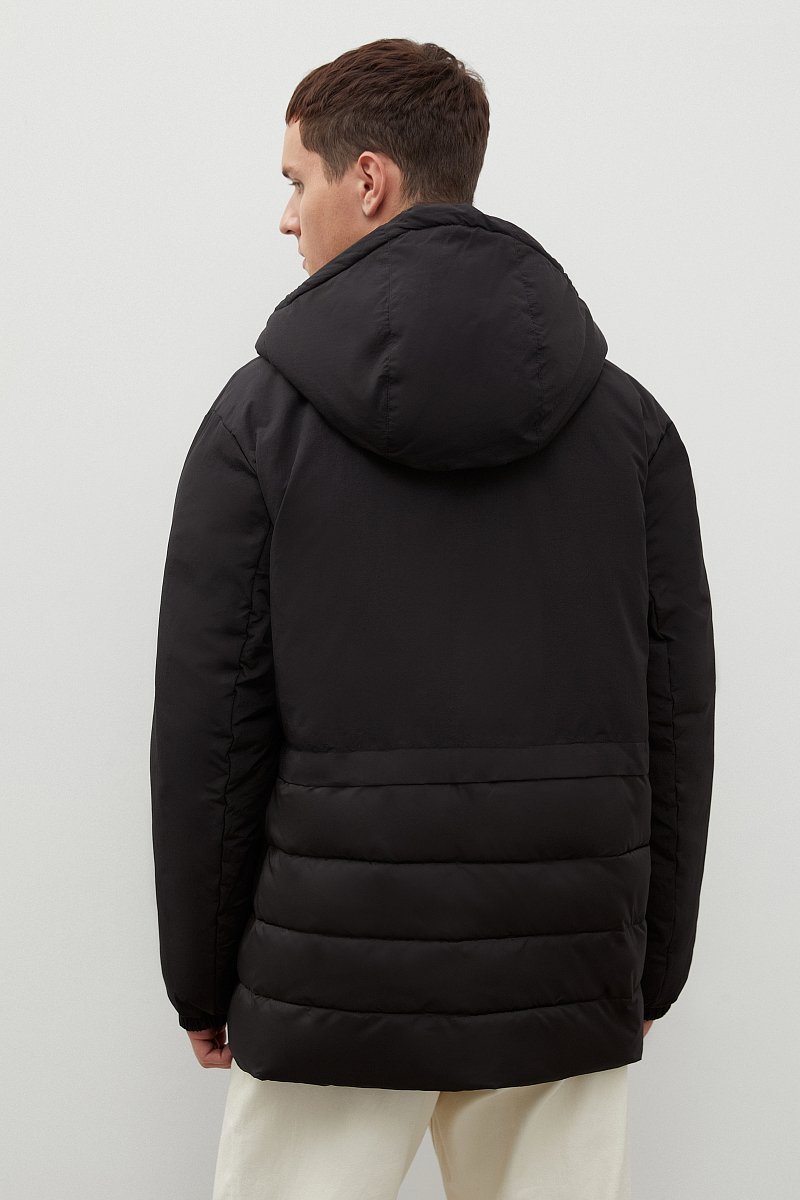 Утепленная куртка oversize с капюшоном, Модель FWC21041, Фото №5