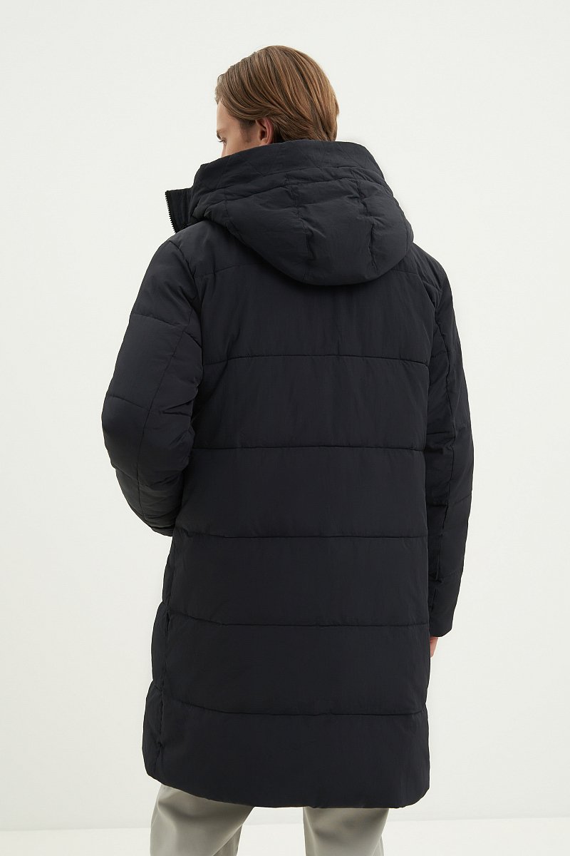 Стеганое утепленное пальто с капюшоном, Модель FWC21042, Фото №5