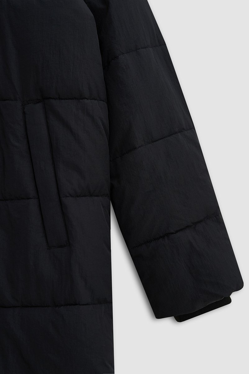 Стеганое утепленное пальто с капюшоном, Модель FWC21042, Фото №8