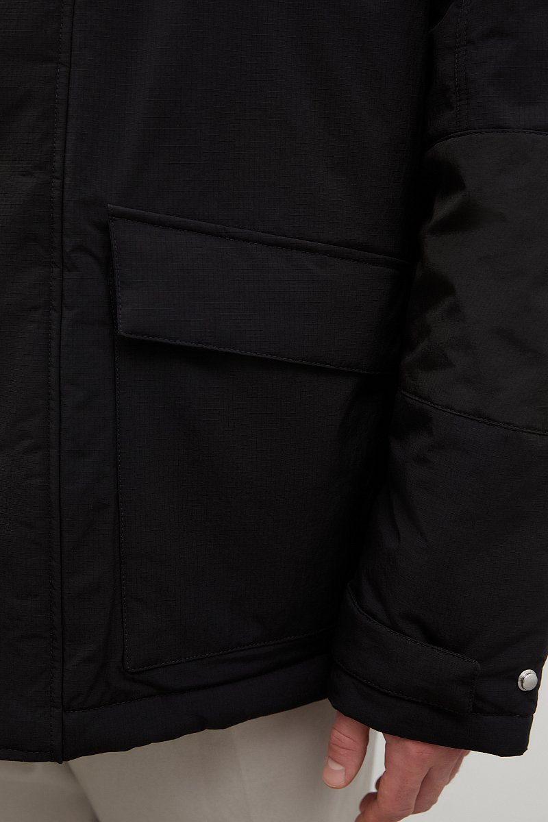 Куртка oversize силуэта с капюшоном, Модель FWC21044, Фото №6