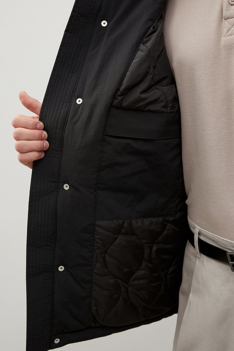 Куртка oversize силуэта с капюшоном, Модель FWC21044, Фото №5