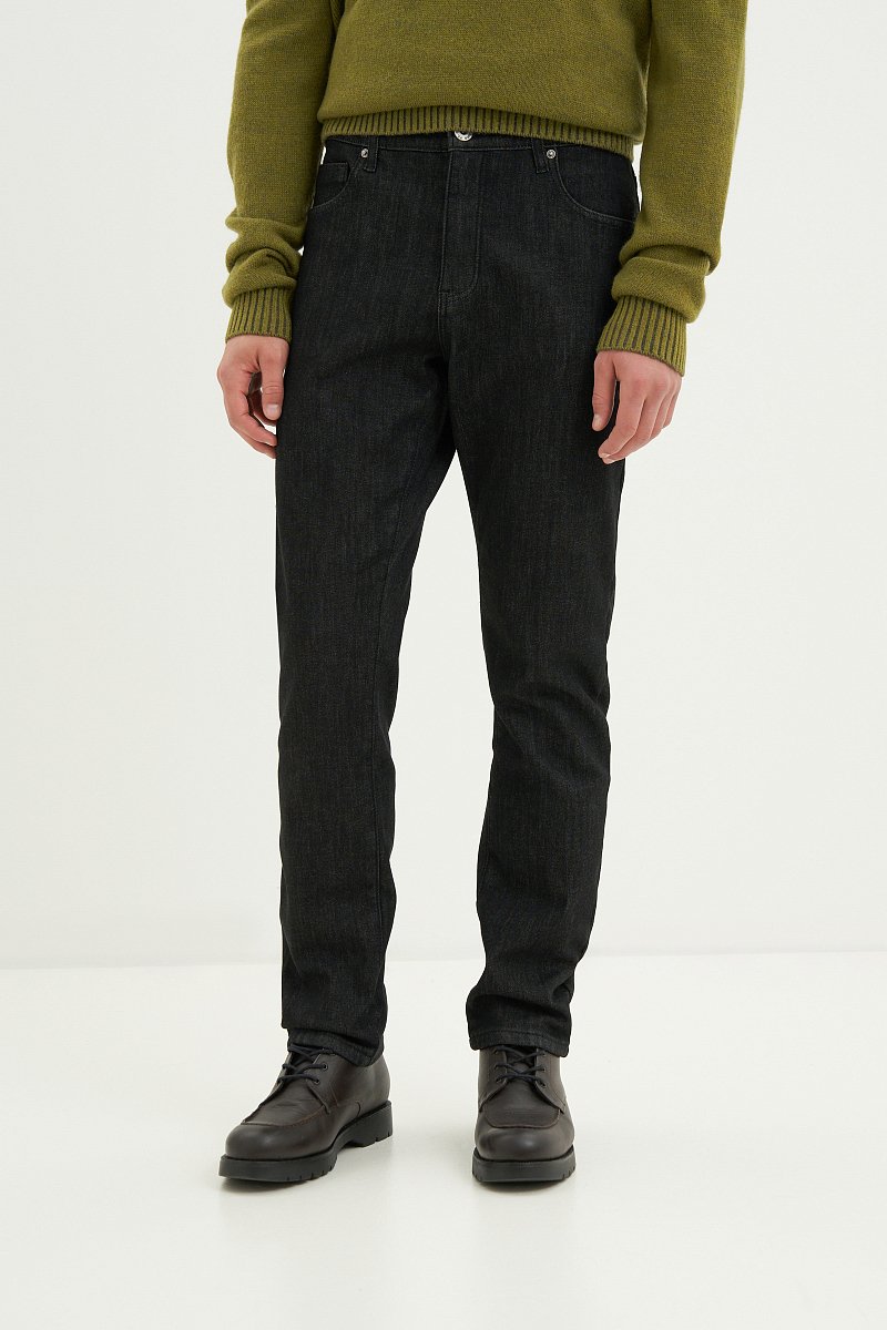 Утепленные джинсы straight fit, Модель FWC25001, Фото №2