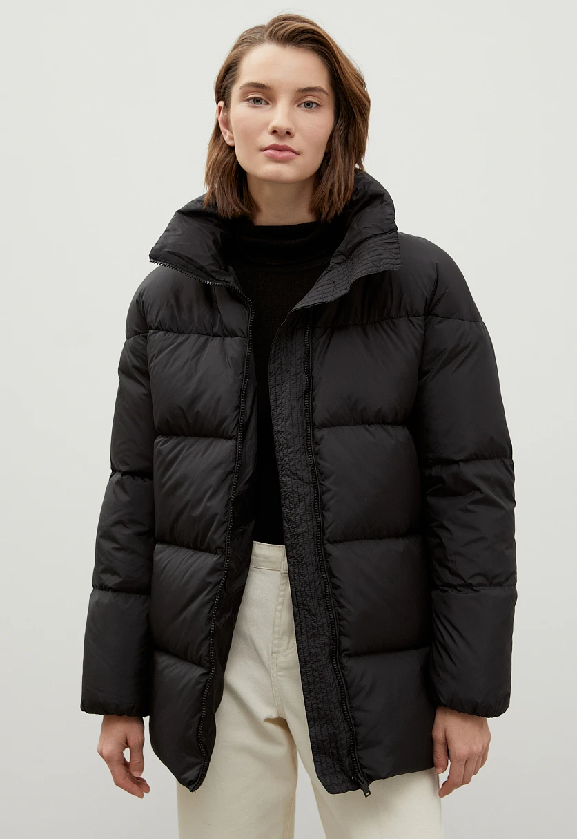 Стеганый пуховик oversize силуэта, Модель FWC11026, Фото №1