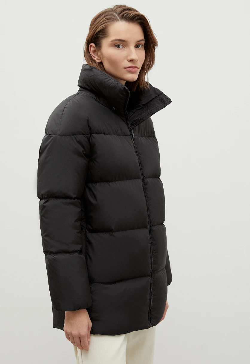 Стеганый пуховик oversize силуэта, Модель FWC11026, Фото №4
