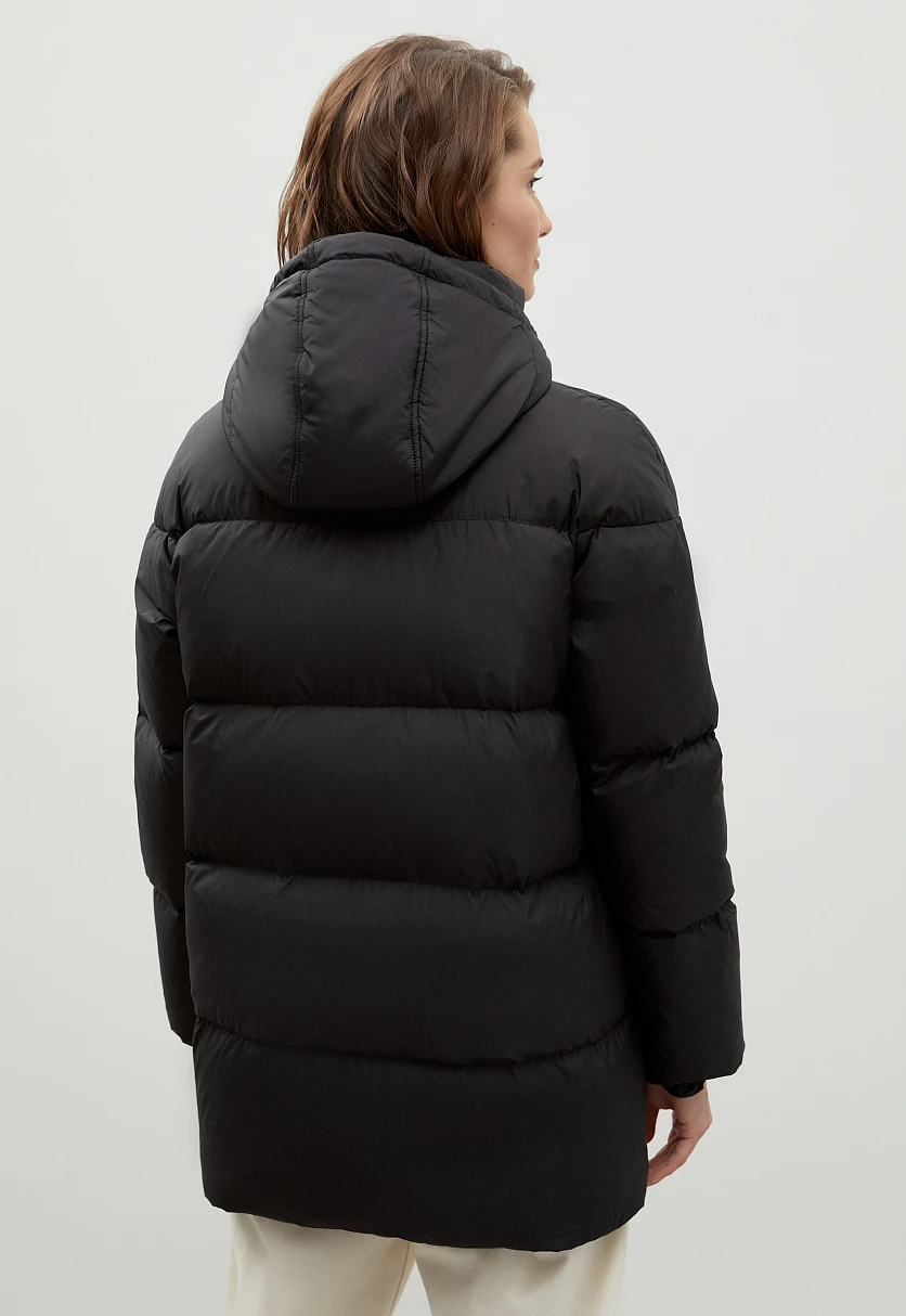 Стеганый пуховик oversize силуэта, Модель FWC11026, Фото №5
