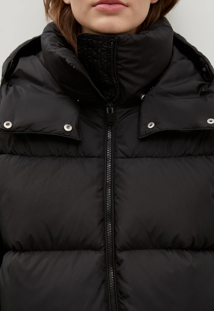 Стеганый пуховик oversize силуэта, Модель FWC11026, Фото №6