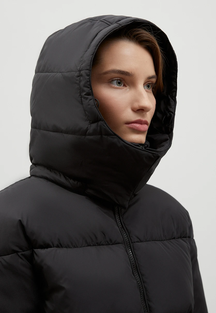 Стеганый пуховик oversize силуэта, Модель FWC11026, Фото №8