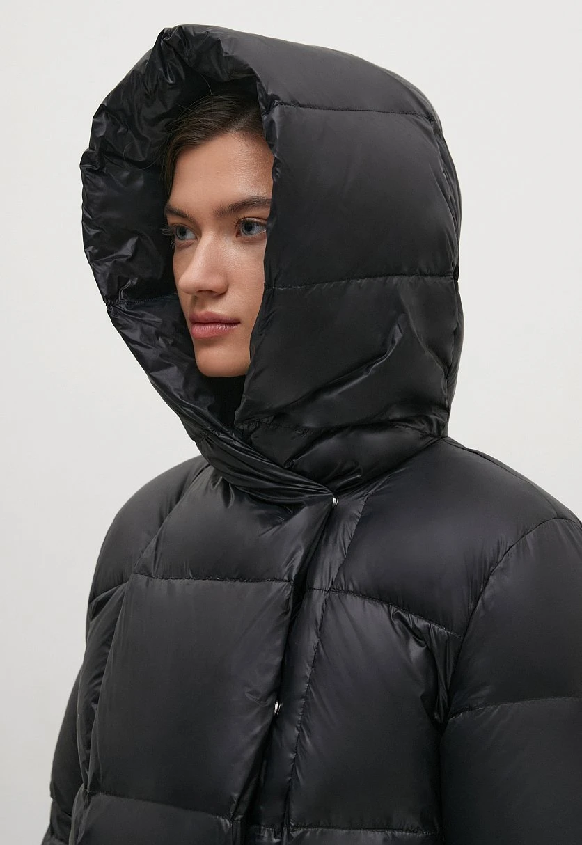 Стеганое пуховое пальто силуэта oversize, Модель FWC11079, Фото №8