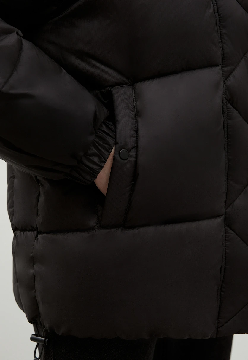 Куртка oversize силуэта с капюшоном, Модель FWC11085, Фото №6