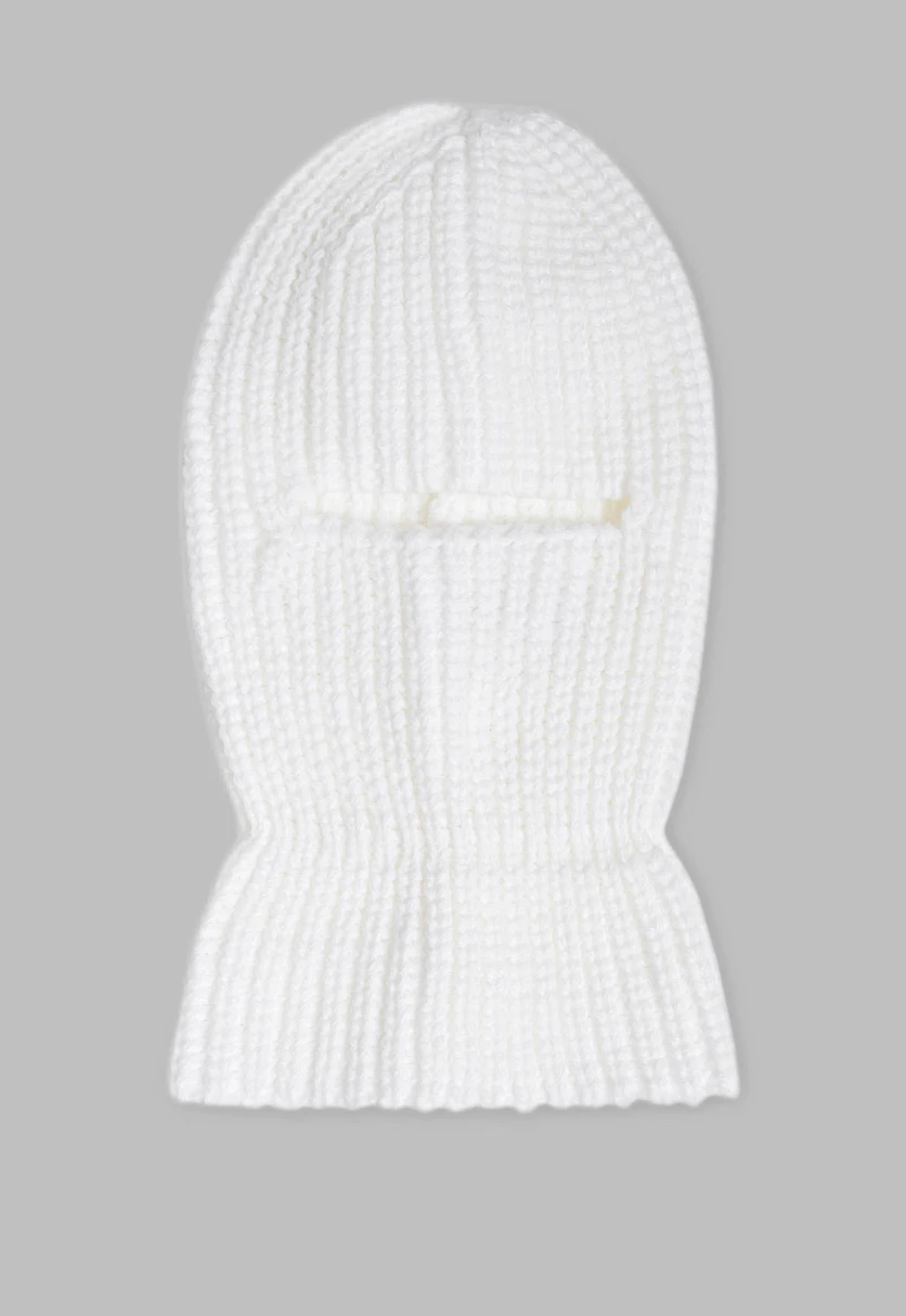 Вязаная балаклава с добавлением шерсти, Модель FWC11163, Фото №2