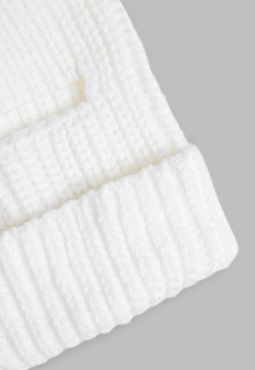 Вязаная балаклава с добавлением шерсти, Модель FWC11163, Фото №3