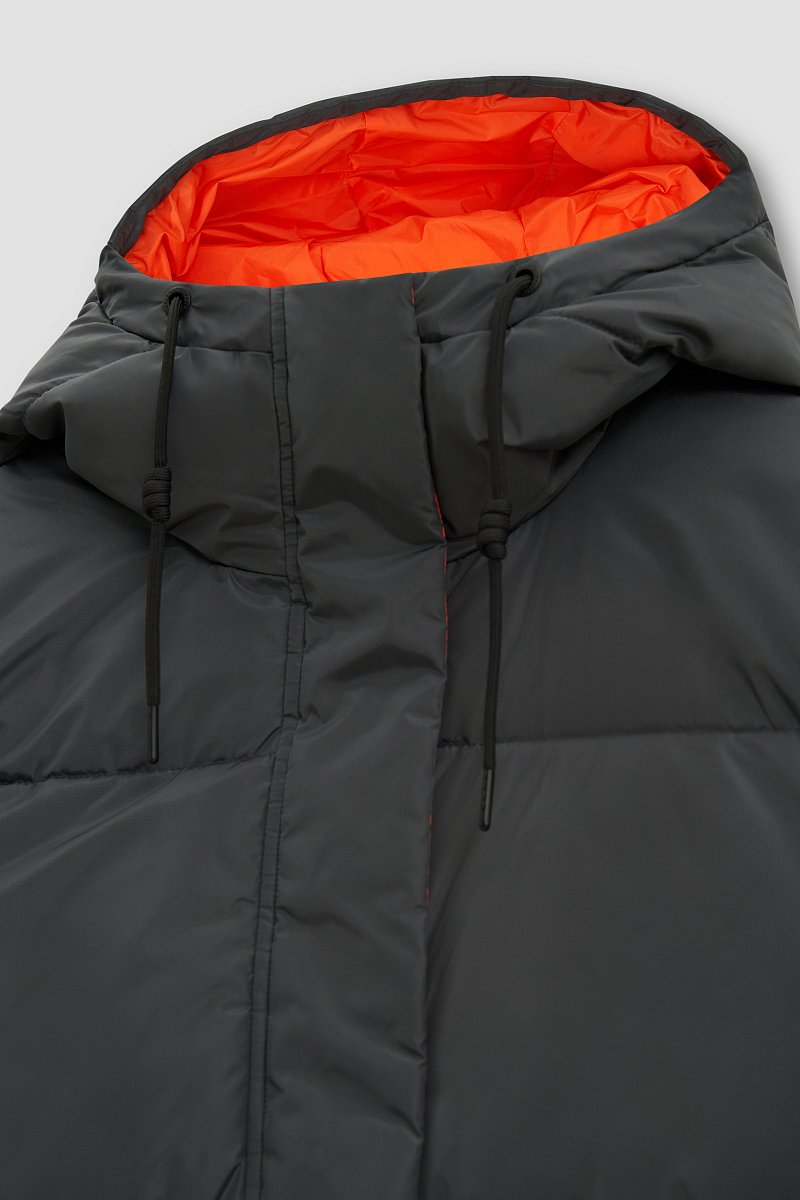 Стеганая утепленная куртка с капюшоном, Модель FWC11054, Фото №7