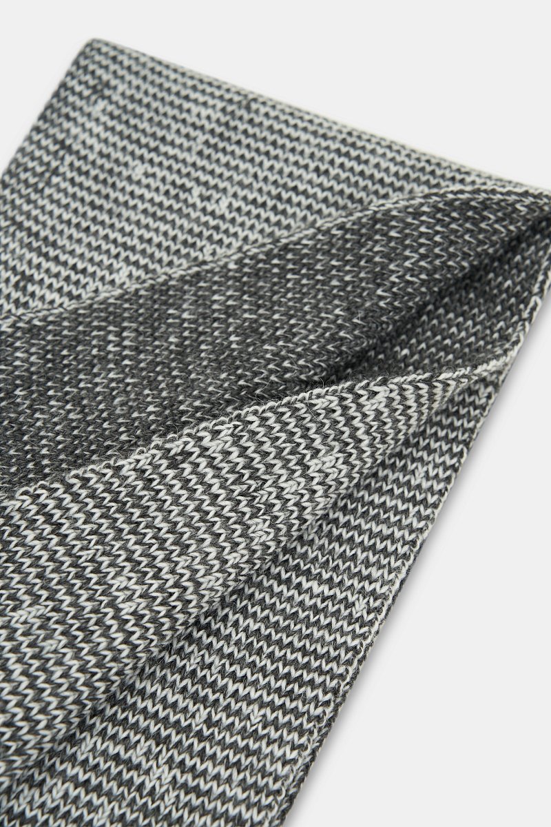 Двусторонний шарф с добавлением шерсти, Модель FWC21151, Фото №3