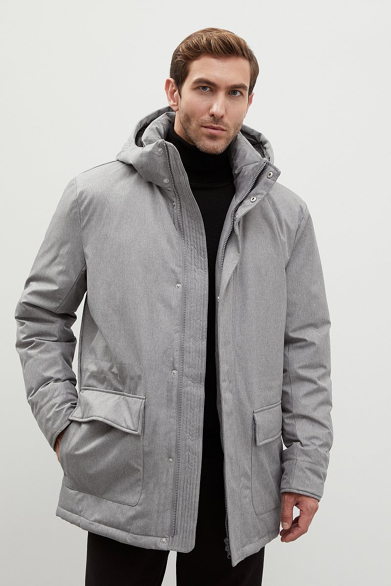 Утепленное пальто с капюшоном, Модель FWC21010, Фото №1