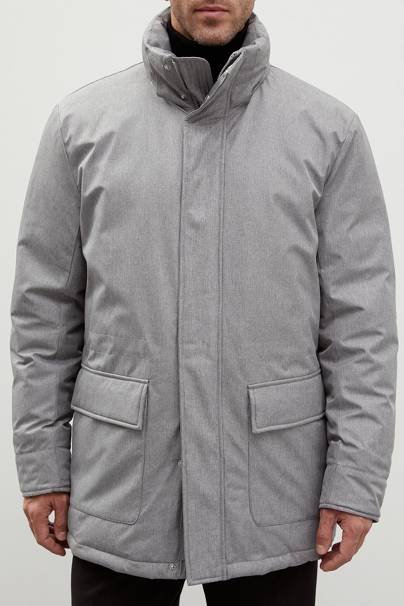 Утепленное пальто с капюшоном, Модель FWC21010, Фото №3