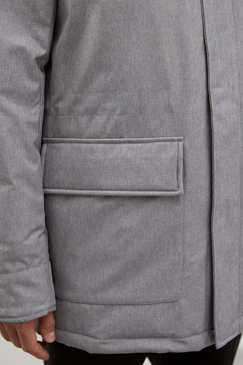 Утепленное пальто с капюшоном, Модель FWC21010, Фото №7
