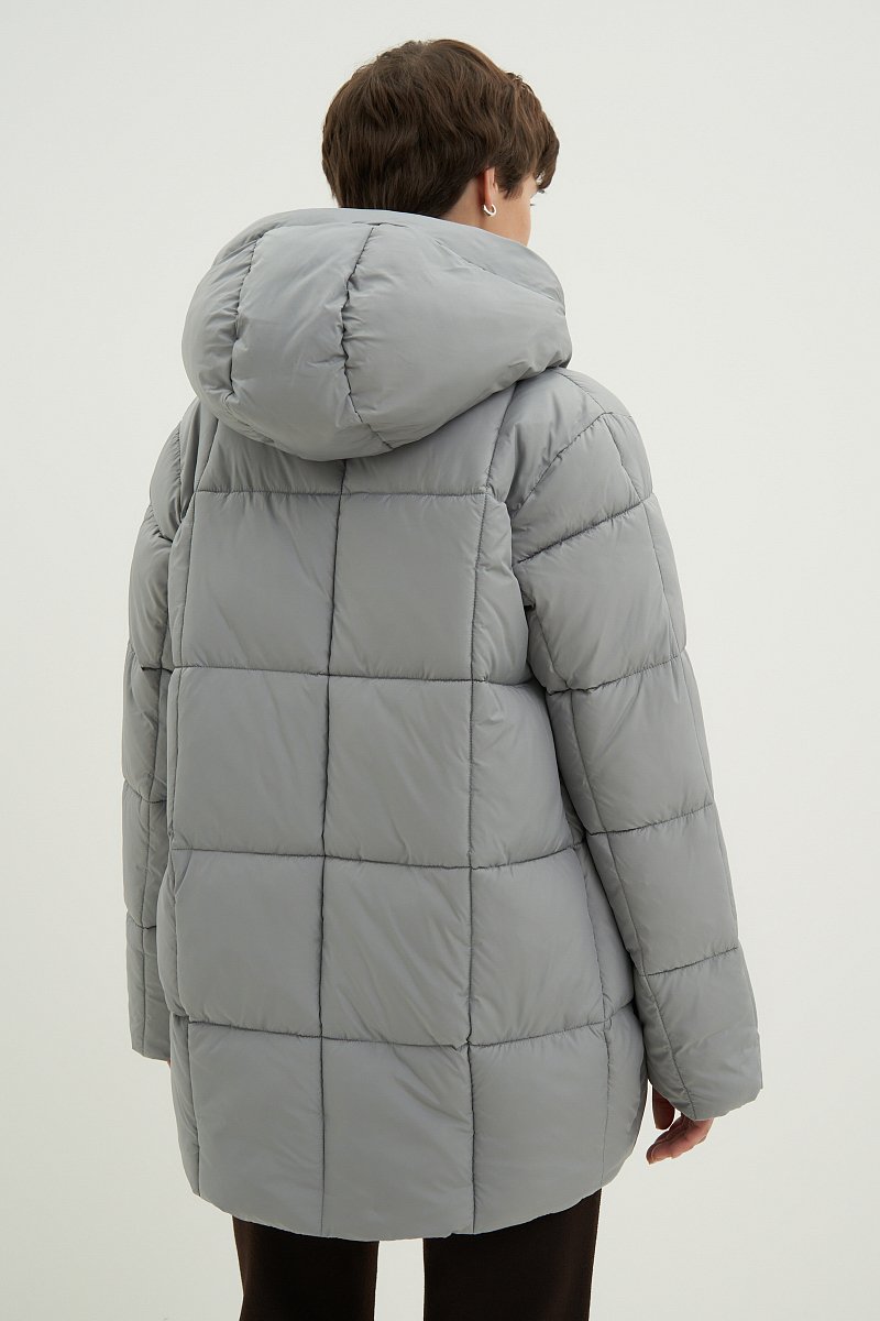Стеганая куртка с капюшоном, Модель FWC11014, Фото №5