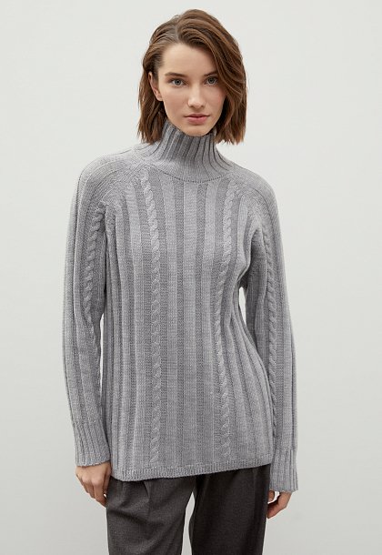 Свитер oversize с добавлением шерсти Свитер oversize с добавлением шерсти