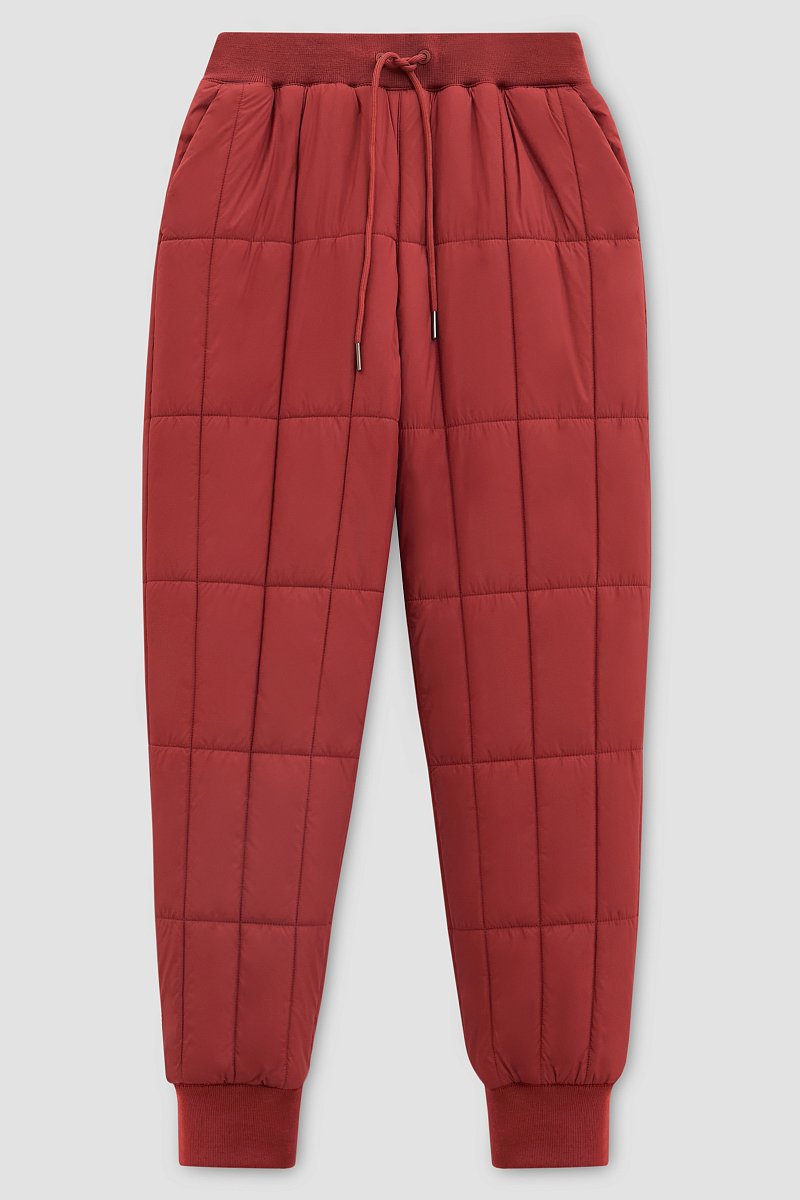 Стеганые утепленные брюки с резинкой, Модель FWC11057, Фото №6