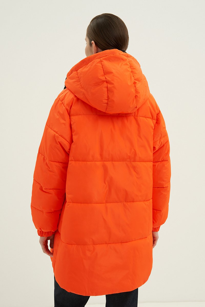 Стеганая утепленная куртка с капюшоном, Модель FWC11054, Фото №5