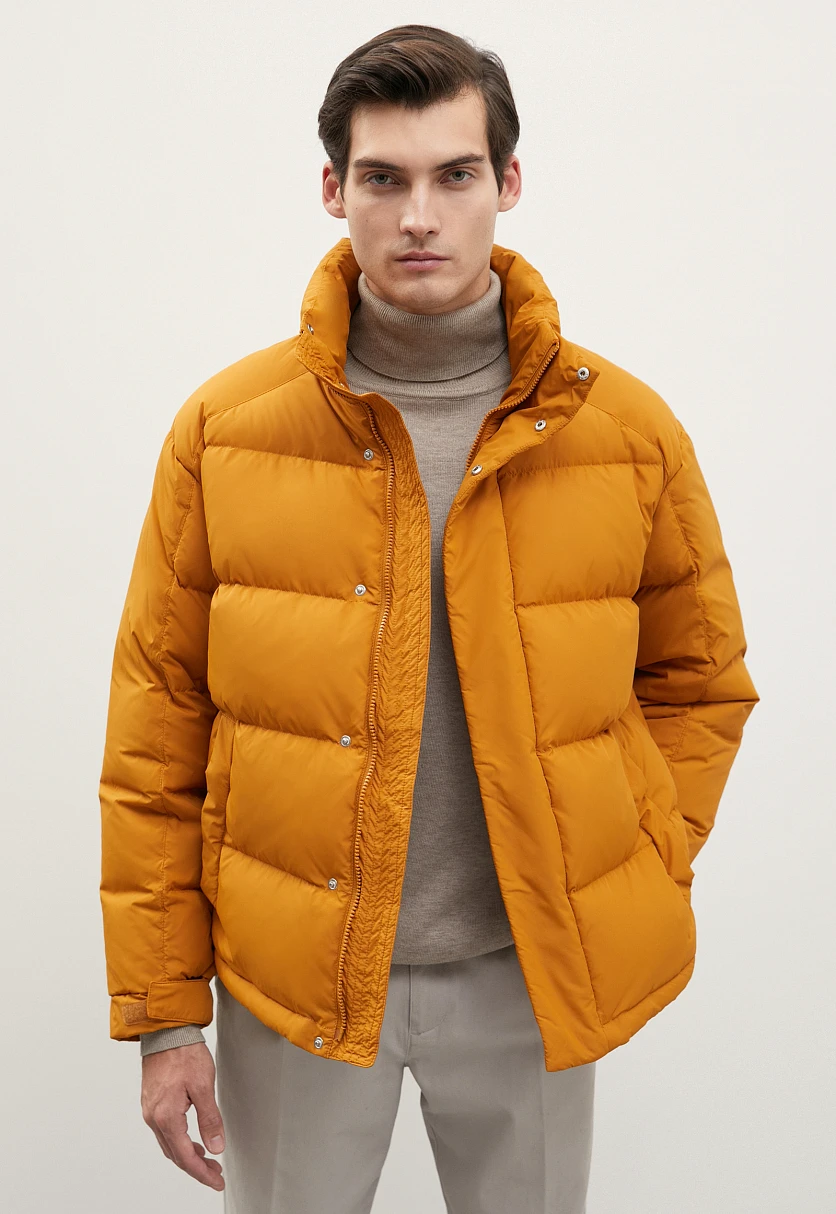 Стеганый пуховик oversize силуэта, Модель FWC21026, Фото №1