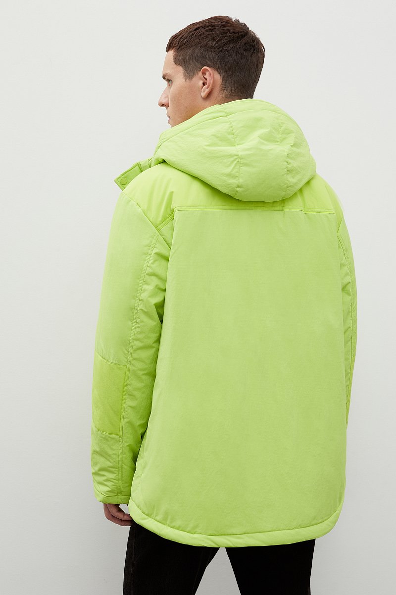 Куртка oversize силуэта с капюшоном, Модель FWC21044, Фото №6