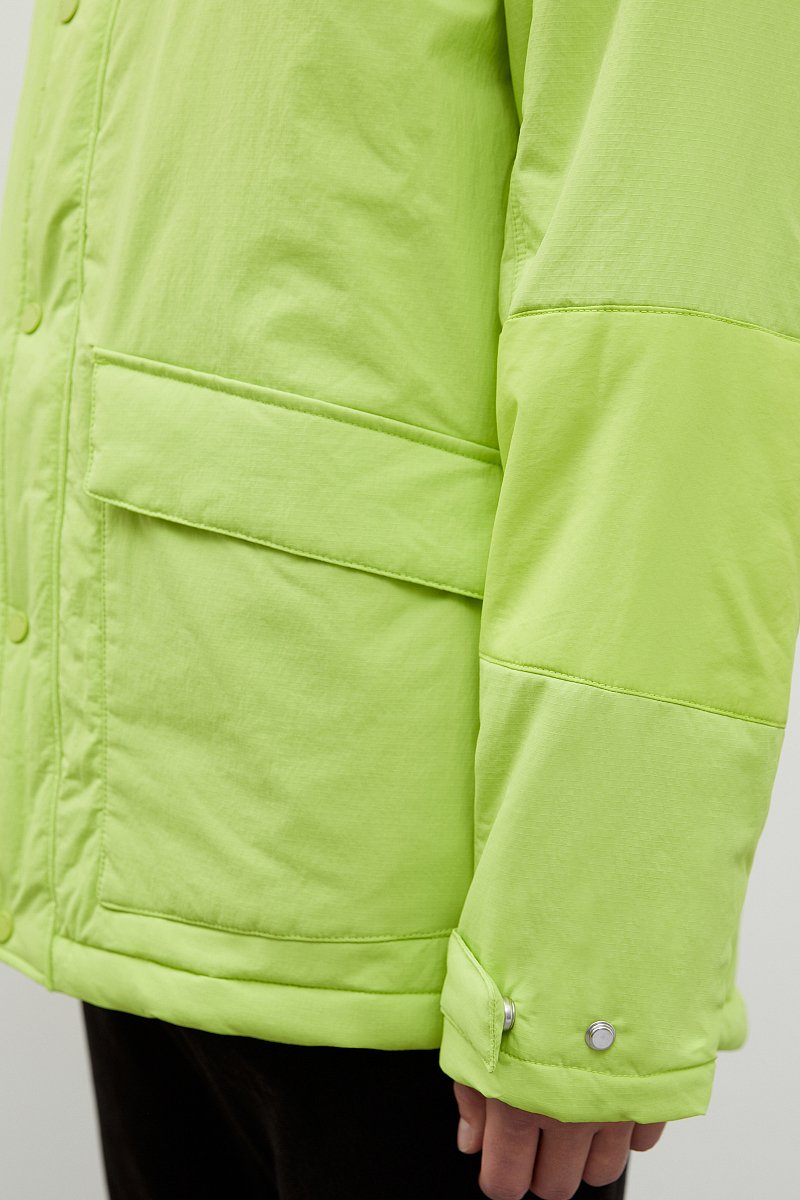 Куртка oversize силуэта с капюшоном, Модель FWC21044, Фото №8