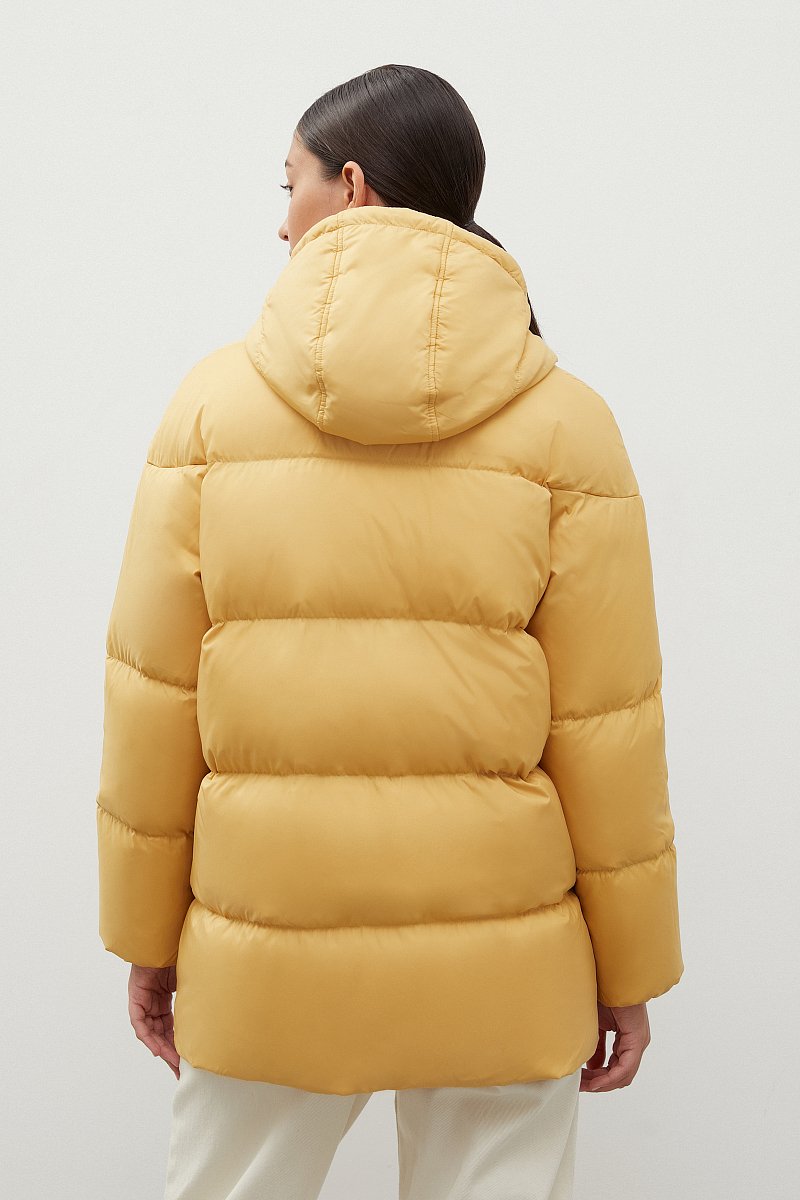 Стеганый пуховик oversize силуэта, Модель FWC11026, Фото №5
