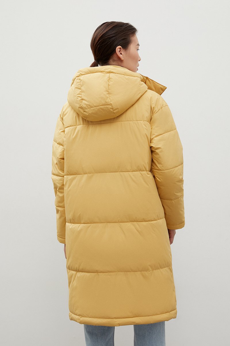 Стеганое утепленное пальто oversize силуэта, Модель FWC11046, Фото №5