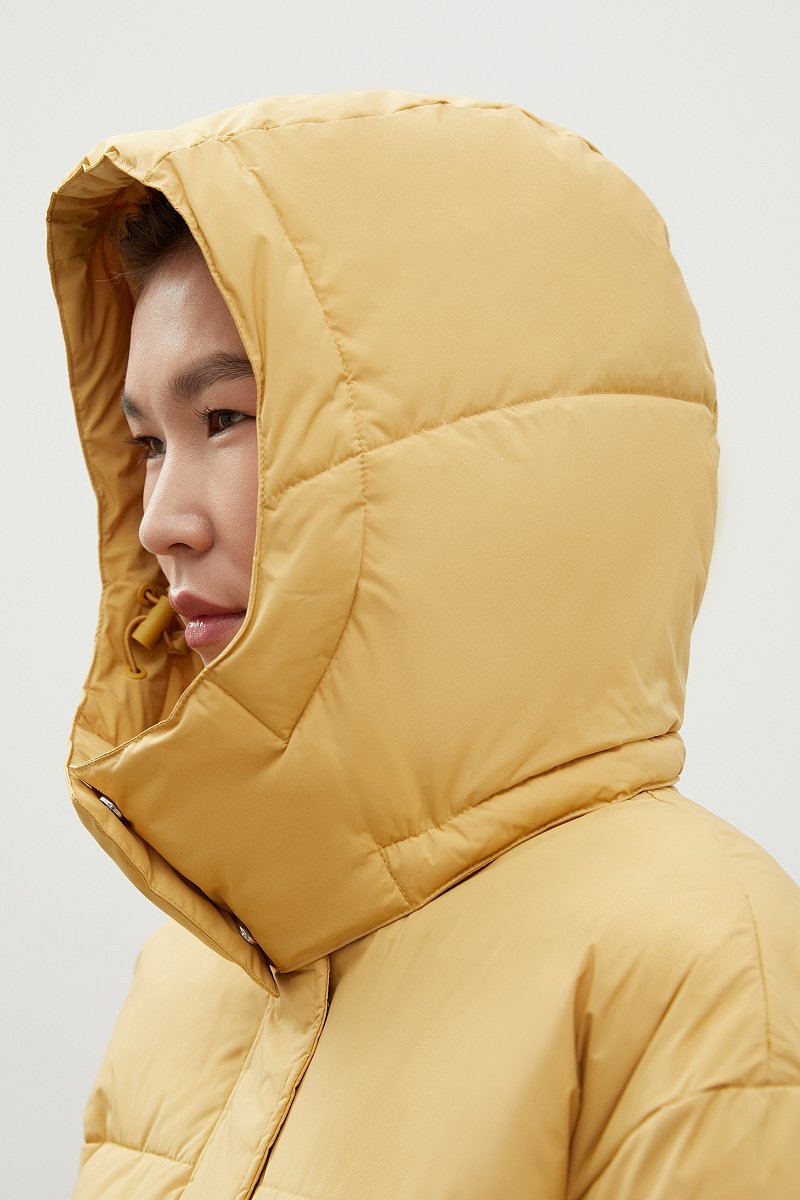 Стеганое утепленное пальто oversize силуэта, Модель FWC11046, Фото №8