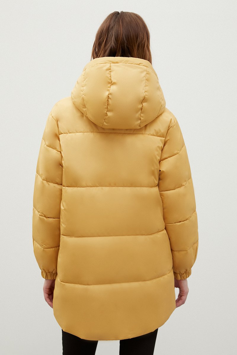 Стеганая утепленная куртка с капюшоном, Модель FWC11054, Фото №5