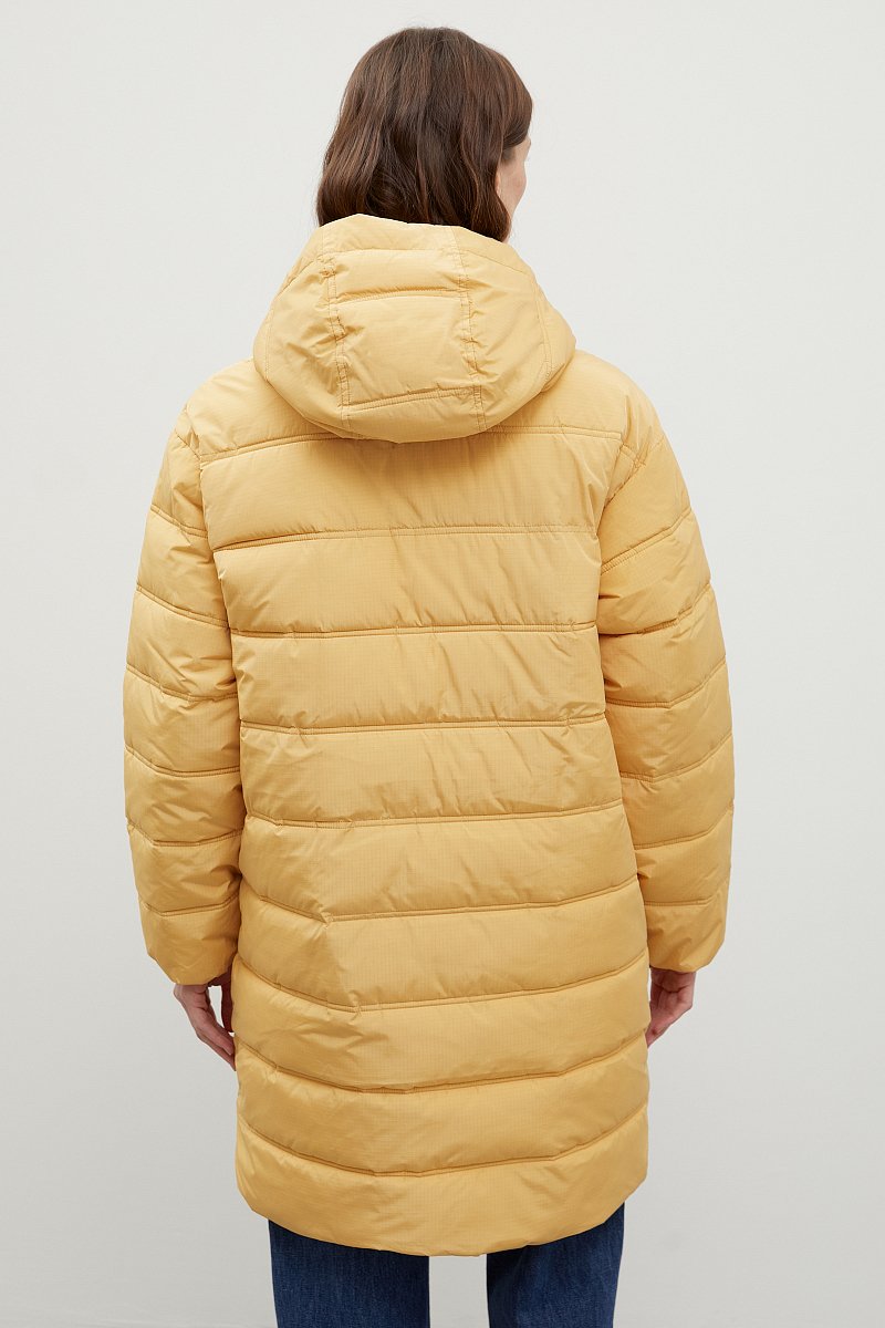 Утепленное пальто силуэта oversize, Модель FWC11055, Фото №5