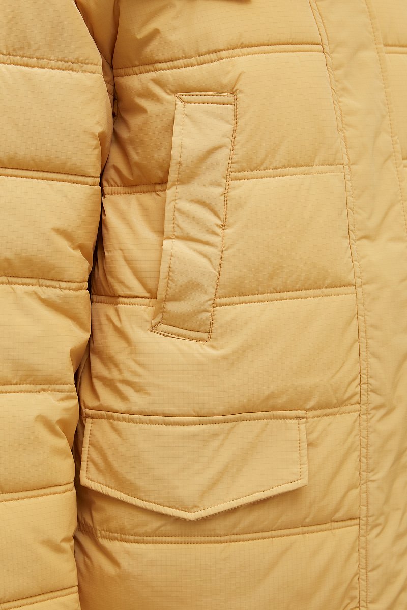Утепленное пальто силуэта oversize, Модель FWC11055, Фото №6