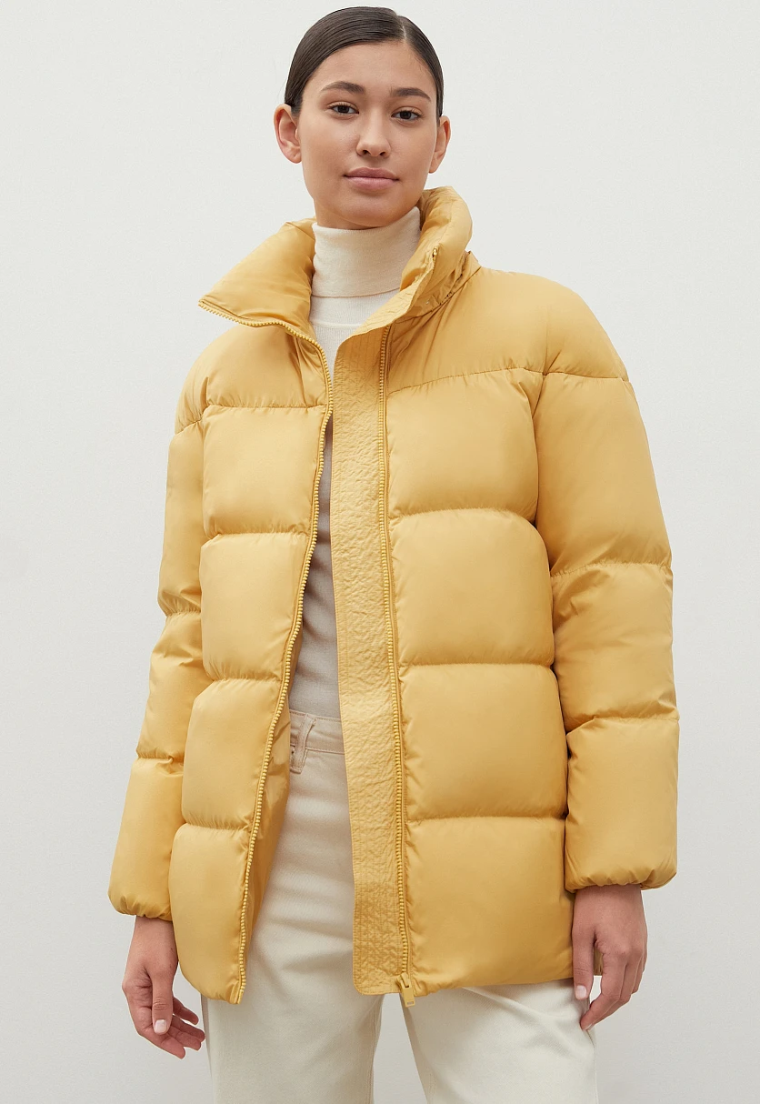 Стеганый пуховик oversize силуэта, Модель FWC11026, Фото №1
