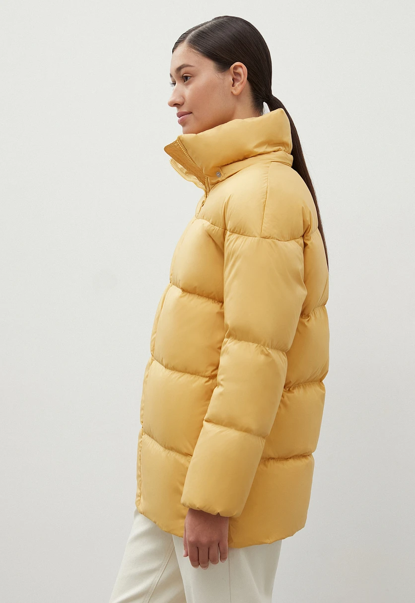 Стеганый пуховик oversize силуэта, Модель FWC11026, Фото №4