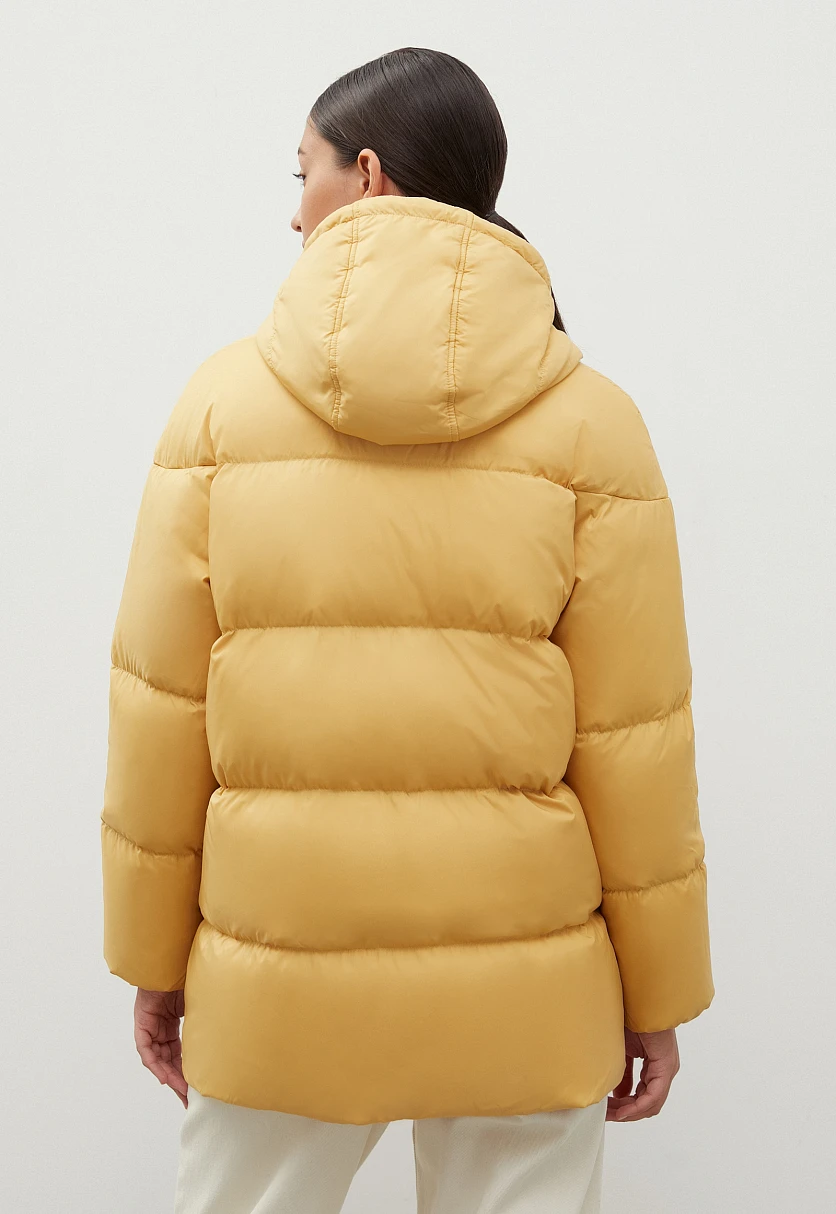 Стеганый пуховик oversize силуэта, Модель FWC11026, Фото №5