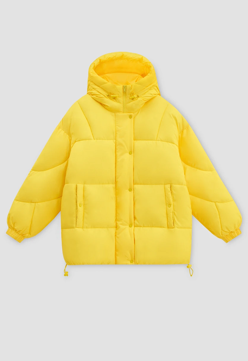 Куртка oversize силуэта с капюшоном, Модель FWC11085, Фото №9